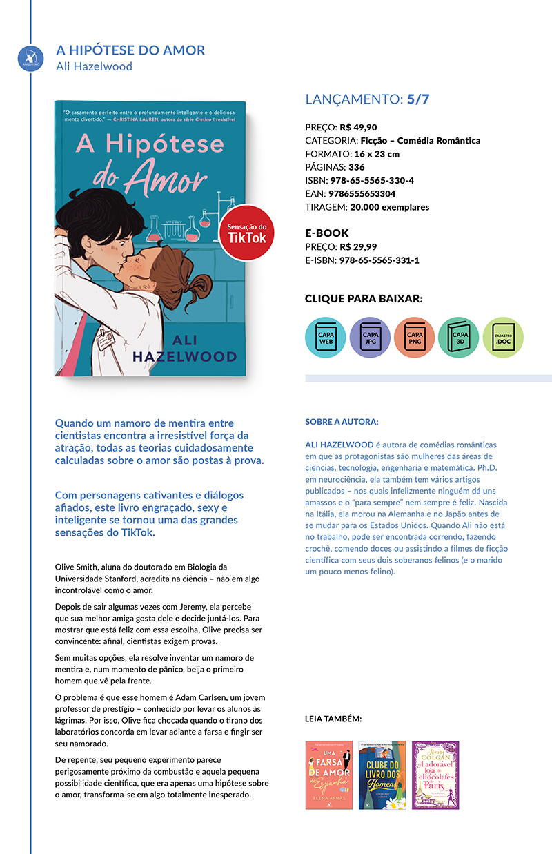 A hipótese do amor eBook por Ali Hazelwood - EPUB Libro