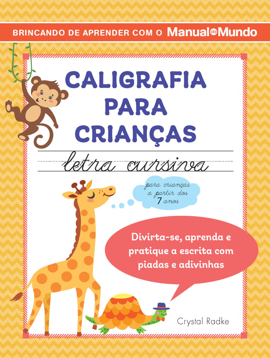 Caligrafia para crianças: letra cursiva