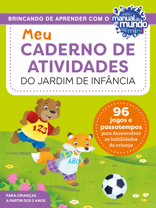 Meu caderno de atividades do jardim de infância