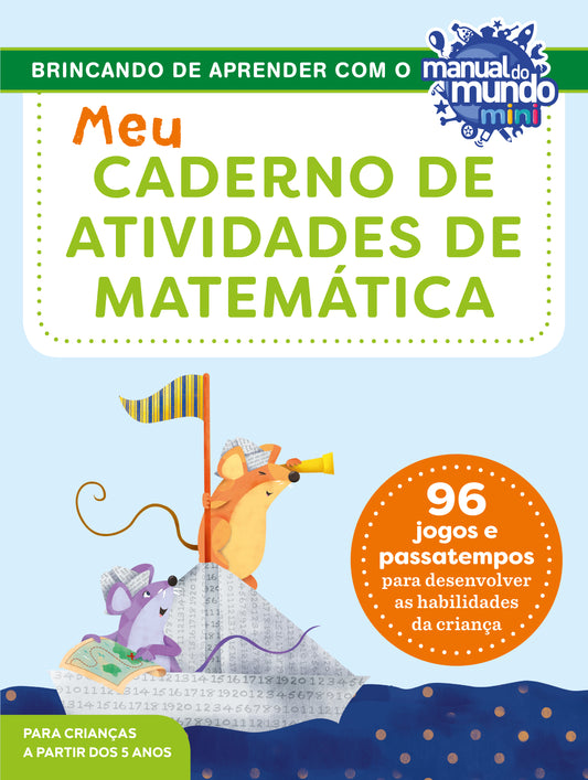 Meu caderno de atividades de matemática