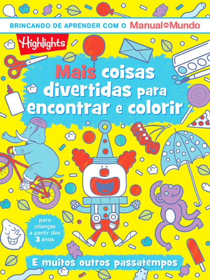 Mais coisas divertidas para encontrar e colorir - Livro 2