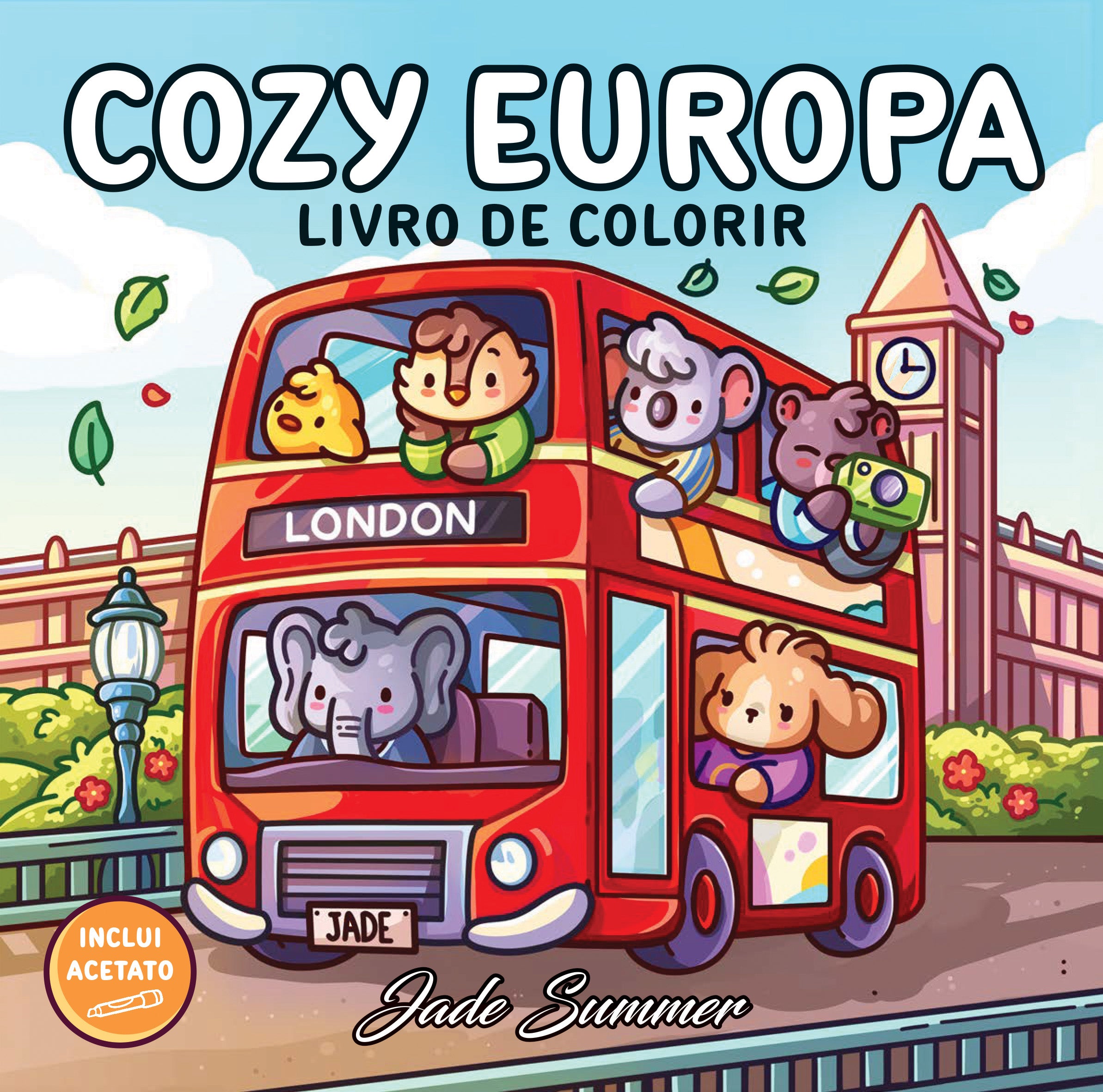 Cozy Europa – Livro de colorir – Editora Sextante