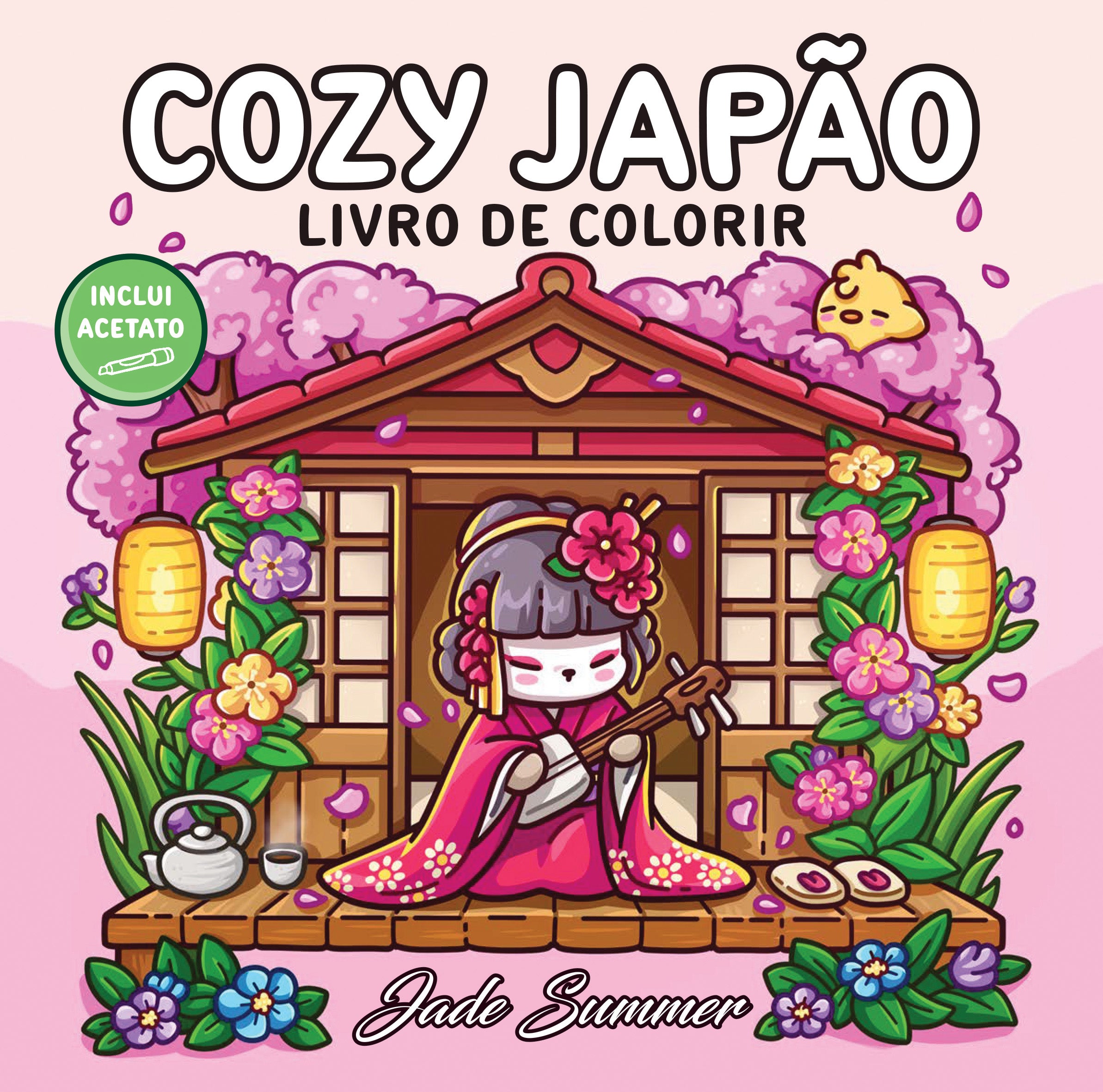 Cozy Japão – Livro de colorir – Editora Sextante