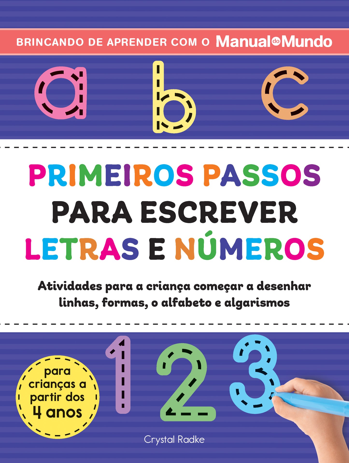 Primeiros passos para escrever letras e números